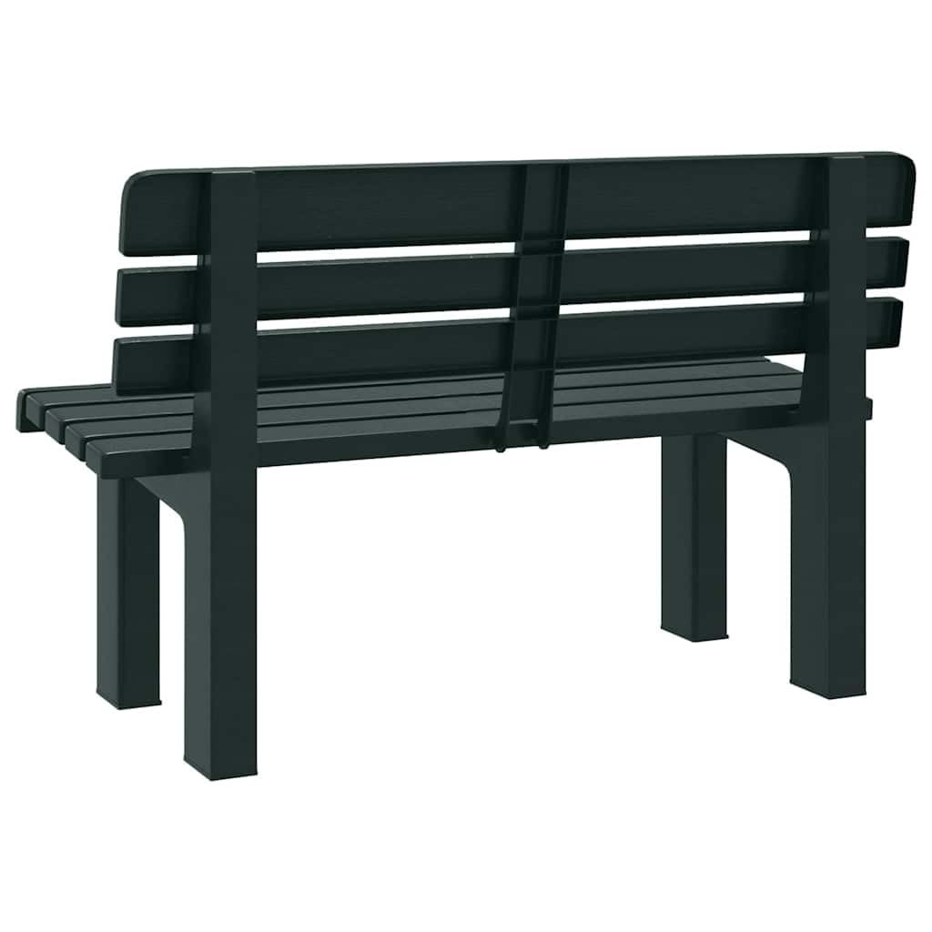 Panchina da Giardino Verde 110x52x71 cm in Polipropilene,Mobili,Mobili da Giardino,Mobili e sedie da Giardino,Panchine da Giardino,10.14 kg -4009381