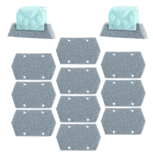 OATIPHO Cepillo de Limpieza Material PP Estropajo 14 Piezas para Hogar Diseño Ergonómico para Ranuras de Ventanas y Cocina
