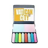 Caja de marcadores de página de color de la bandera del Vaticano