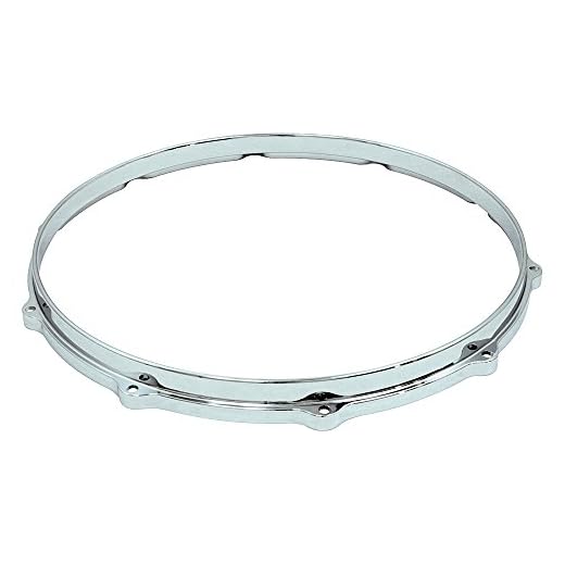 Ludwig Die Cast Batter Side Snare Drum Hoop Top Chrome 14 in.