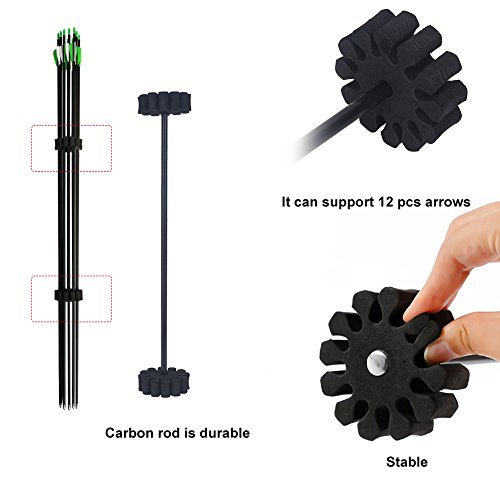 Adjustable EVA Foam Separator Outdoor Archery Accessory for 12 Pcs Arrows