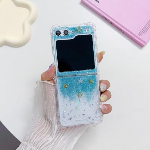 Coque Galaxy Z Flip 5 Étoile Paillettes Idéale en Soirée et au Quotidien