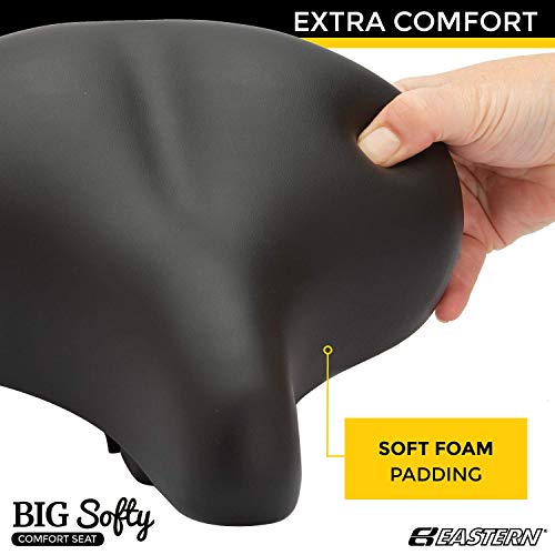 Eastern Bikes Big Soft Bike Seat for Seniors - Indoor – Stationary