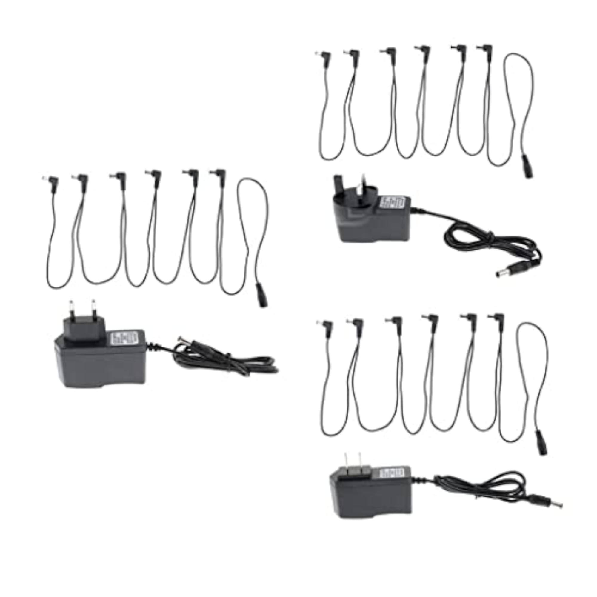 Guitar Effect Pedals Power Supply Cable + Adapter