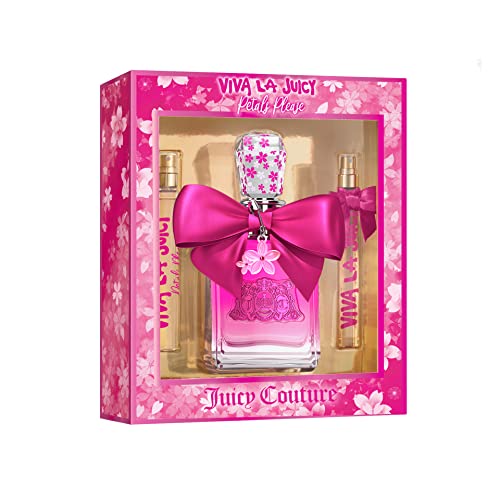 Juicy Couture Viva La Juicy Petals Please 3 Piece Fragrance Gift Set, Perfume For Women #TOP14