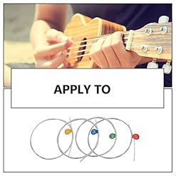 Pour Qinghengyong Lot de 4 cordes d’ukulélé Instrument à cordes élastique Meilleure résonance Pièce de rechange Corde de… - Les Beatles, Paul McCartney, John Lennon, RIngo Starr, George Harrison Pour Qinghengyong Lot de 4 cordes d'ukulélé Instrument à cordes élastique Meilleure résonance Pièce de rechange Corde de… – Image 4