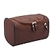 Produktbild SJYM Schminktasche Frauen Männer Große wasserdichte Nylon Reise Kosmetiktasche Organizer Fall Notwendige Make-up waschen Kulturbeutel, Braun