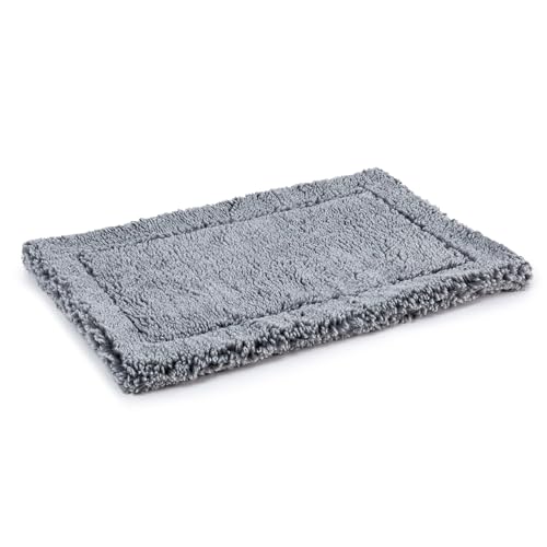 PELZIN Stoutwool Indestructible Dog Bed - Fluffy Chew Proof Dog Crate Pad - Tough Kennel Pad for Aggressive Chewers - Washable, Ideal for Jumbo Breeds & Fits 54-Inch Crate - 53