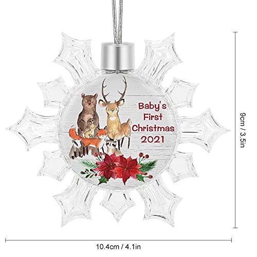 Igoga Sports F36-SDGJ_9X10.5CM-23 Baby'S First Christmas 2021 Ornament thumb #1