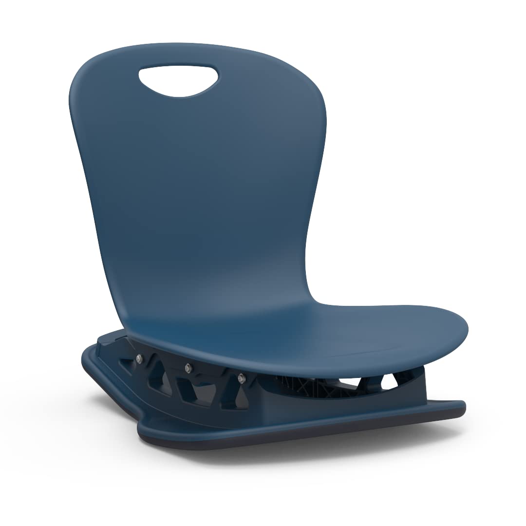 Virco ZFLROCK18 Floor Rocker Chair (2 Chairs) ZUMA Series 18" Shell for Students 3rd Grade - Adult, Comfortable Rocking Seating Option for Schools and