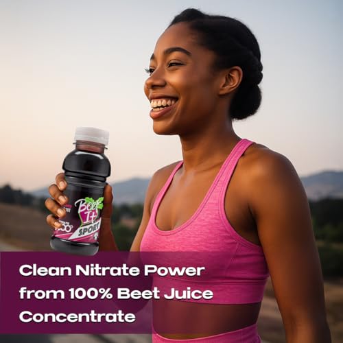 Image of Beet IT Beetroot Juice Sport Nitrate 3000mg - Super Concentrated Beet Juice Liquid Dietary Supplement No Added Sugar, Artificial Colors, Preservatives, BPA-Free, Gluten-Free, 8.5oz (7 Servings)