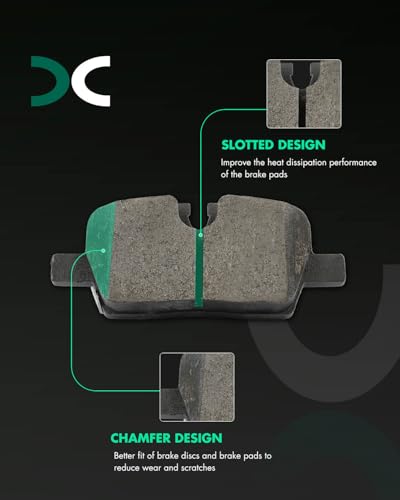 Image of SCITOO D2303-9539 Disc Brake Pads Sets Rear Ceramic Brake Pads w /Hardware