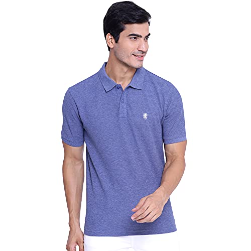 Image of Red Tape Melange Polo T-Shirt for Men | Premium Comfort | Classic Look