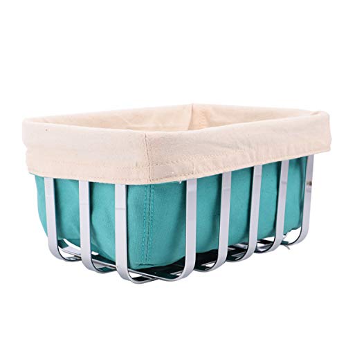 Cabilock Cesta de pão, arame de metal, cesta de cozinha para servir alimentos, cesto de bagagem, ces