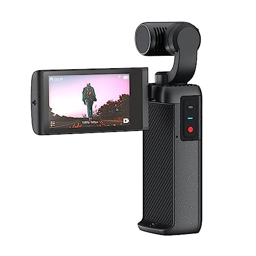 Ficha técnica MZZYG Cámara de acción Cámara Gimbal de Bolsillo Super Gran Angular Pantalla Grande Cámara de Mano Vlog - Fernando Cortés