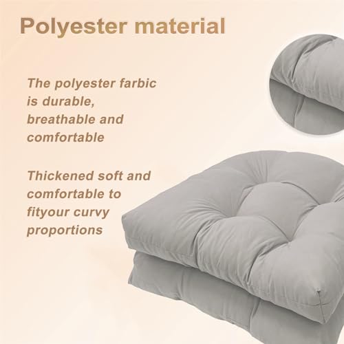 Coussin de chaise extérieur demi-rond résistant décoloration soleil - 6
