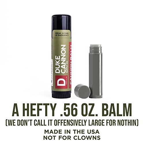 Duke Cannon Balm Tactical Lip Protectant With Spf 15, 0.56Oz, 3 Pack #TOP1