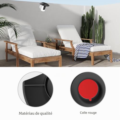 Housse de protection Akoemxeeo pour caméra Ring Stick Up Cam, résistant aux intempéries et UV, protège de la pluie et du soleil, facile à installer – vue 2