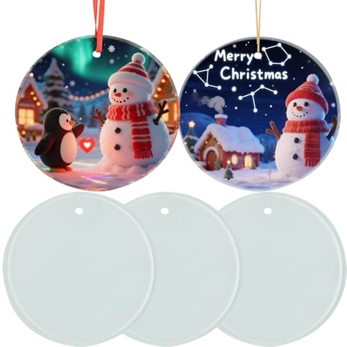 Sublimation Ornament Blanks 30 PCS 4