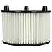 vhbw Filterset 2x Faltenfilter kompatibel mit Bosch AdvancedVac 20 Nass- & Trockensauger - Filter, Patronenfilter, Papier/Kunststoff, Weiß