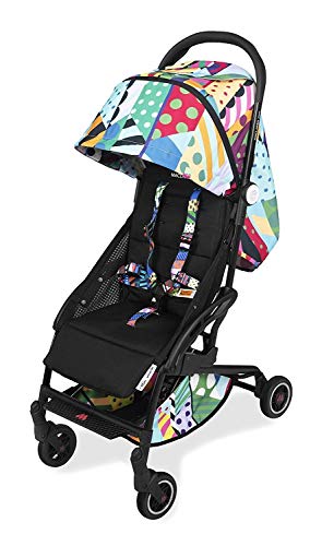 Maclaren Atom Jason Woodside compacte, plat gevouwen, lichte kinderwagen, pasgeborenen tot 25 kg, uittrekbare waterdichte afdekking UPF 50+, ligstoel, geschikt voor vliegreizen, met accessoires - Afbeelding 3
