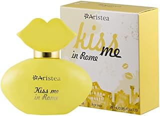 Aristea Kiss Me in Rome Eau de Toilette Body Spray, Fruity Floral Fragrance for Girls and Women, Long Lasting, 25ml