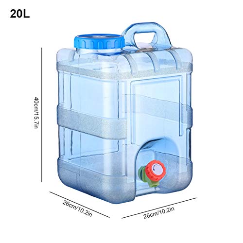 Tanica per acqua, portatile, da 15 l, 20 l, con