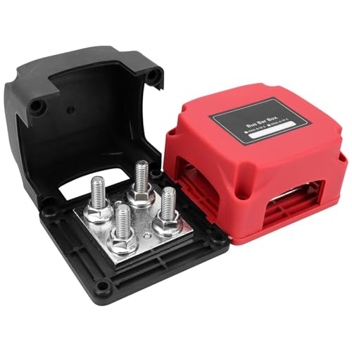 Bloc de distribution électrique 400A 48V avec bornier M8 en nylon renforcé perfk - 6