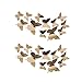 Produktbild 24PCS 3D Stereo Spiegel Schmetterling Wandaufkleber.Wandtattoos Aufkleber Schmetterlinge 3D Mirror Wall Art Home Decors Schlafzimmer Raumdekoration Sticker Wohnaccessoires - Luotuo