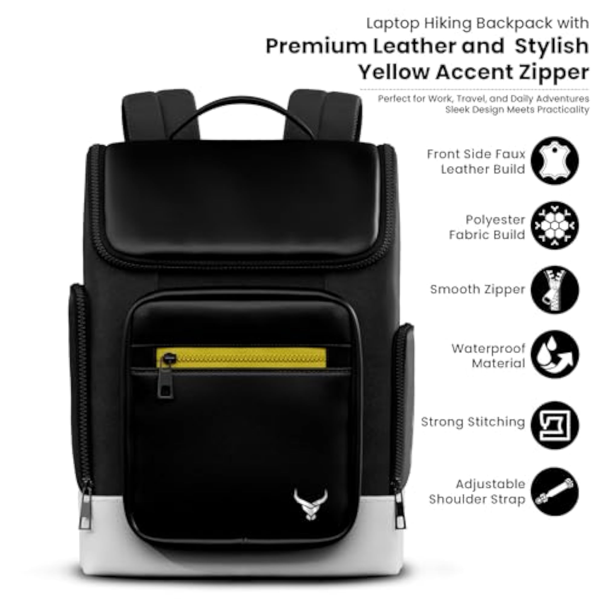 Robust Water-Resistant 15.6" Laptop Backpack for Work and Travel