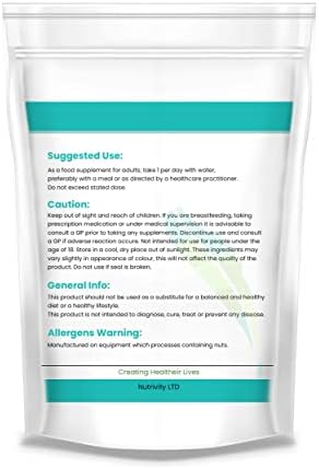 CoQ10 300mg Vegan Capsule - Co Enzyme Q10 High Strength Naturally Fermented Ubiquinone - Made in The UK by Nutrivity (120)