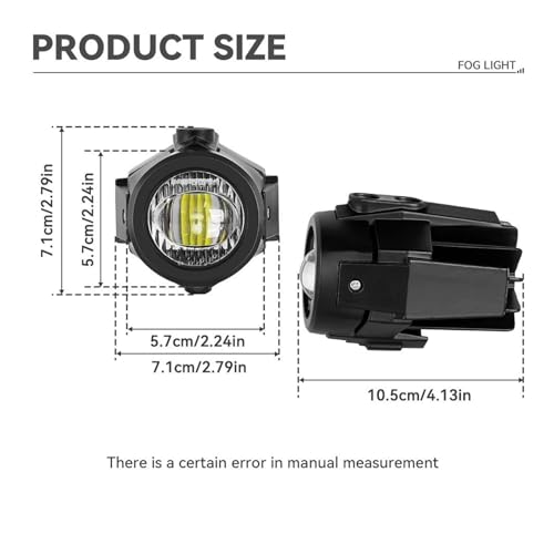 Focos antiniebla moto ajustables para BMW F800GS conducción segura 2