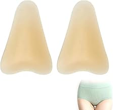 NHQZ 2 Pcs Silicone Anti-cameltoe Protector for Women Cameltoe Correctors for Leggings Swimwear Waterproof Reusable Invisible Seamless