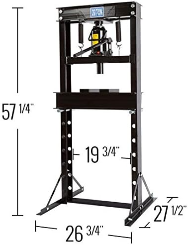 Black Widow 20 Ton Hydraulic Shop Press - Image 11