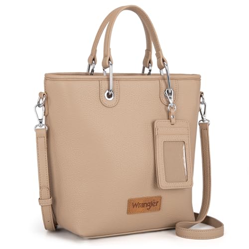 Wrangler Tote Bag for Women Casual Work Top-handle Handbag with Card Holder WG188-8312KH