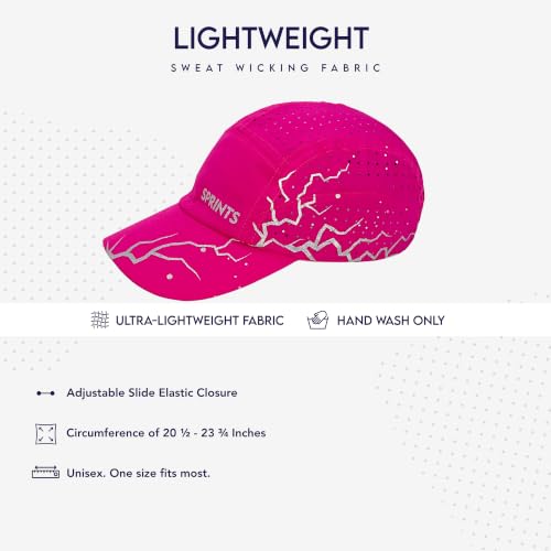 Image of Sprints Race Day Performance HyperG Racing Cap | The Lightweight, Quick Dry, Running, Sport Hat, One Size, Unisex
