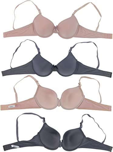 Image of ToBeInStyle Women's Pack of 6 Padded Assorted Styles Supportive Bras Cup Size - A to DDD