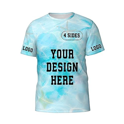 Custom T Shirt for Men Personalized Add Your Image Shirt Add Your Text Photo Front and Back Print2