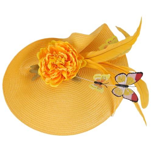 Bibi fascinateur jaune PLAFOPE bandeau cheveux confortable qui ne glisse pas pour fête