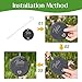 MJARTORIA Personalisiert Tiergrabstein Grabstein Hund Katze Grabplatte Grabstecker mit Gravur, Individuelles Grabschmuck Wetterfest Herz Grab Gedenkstein mit Namen Datum