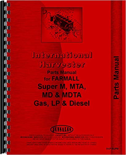 Farmall Super MTA Tractor Parts Manual