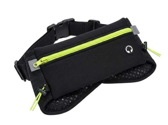 Reflective Running Belt Fanny Pack – Slim Fitness Waist Bag for Hiking, Cycling, Gym & Jogging, Lightweight Travel Phone & Money Holder with Adjustable Strap-image-44