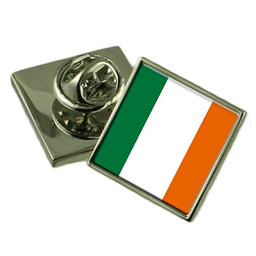 Insignia de solapa de Irlanda con cuadro grabado para lucir en ocasiones especiales