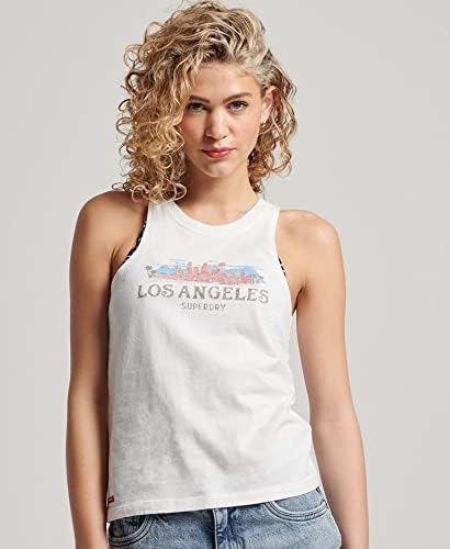 womens Studio Vest Top in OFF WHITE | US