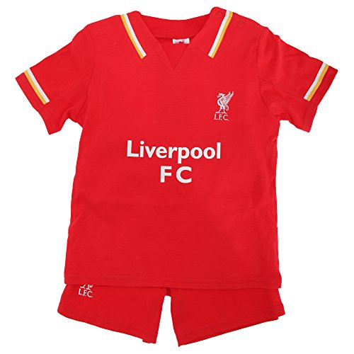 Liverpool F.C.u00a0u0096u00a0Juego de Camiseta y pantalón Corto Oficial, Unisex, Official, Multicolor, 6-9 Meses