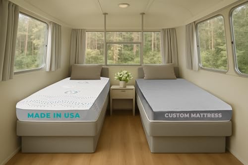 Matini Custom High-Density Foam Cushion for Beds, Sofas, RVs