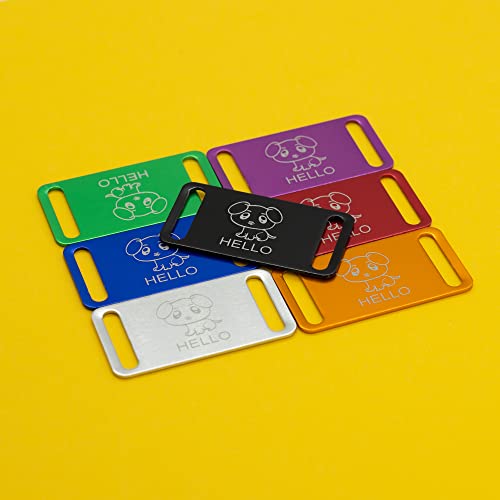 Staymax SMAX-00144 Aluminum Engraving Blanks Tags Stamping Blanks Tags Blank Dog Tag Pet Id Tag 25 Pieces thumb #4