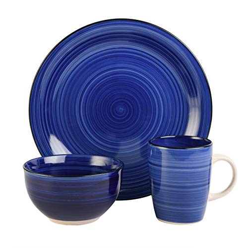 Gibson Home Vibes Dinnerware Set, Service For 4 (12Pcs), Assorted Colors #TOP6