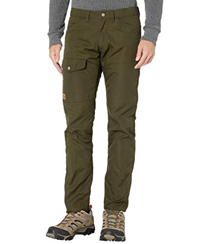 Jeans Fjällräven Greenland Reg pantalon homme classique résistant en toile gris