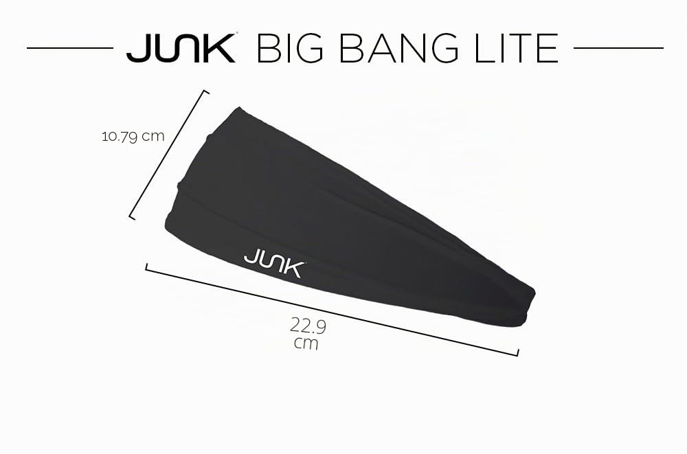 JUNK Brands Big Bang Lite - Diadema de Tela de Jersey técnico, Talla única